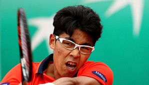 Hyeong Chung war auf einem guten Weg gegen Kei Nishikori