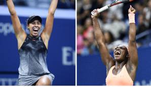 Madison Keys (l.) und Sloane Stephens wollen auch nach dem Endspiel jubeln