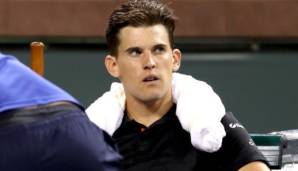 Dominic Thiem muss in Indian Wells aufgeben