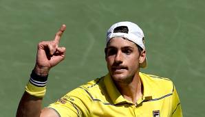 John Isner zeigt seine Siegerposen öfter auf Hartplatz