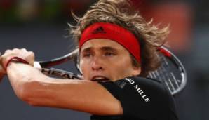 Alexander Zverev im Finale von Madrid