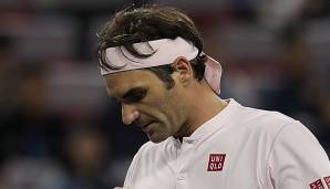 Roger Federer am Mittwoch in Shanghai