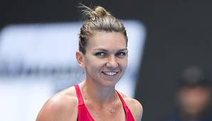 Simona Halep hat in Peking gut lachen