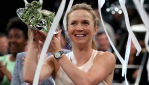 Strahlende Siegerin: Elina Svitolina gewinnt das Schauturnier in New York City